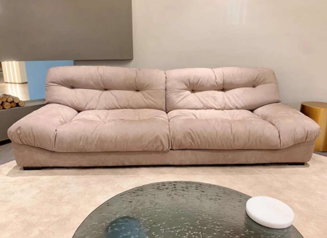 Hughes 3 Seater Fabric Sofa