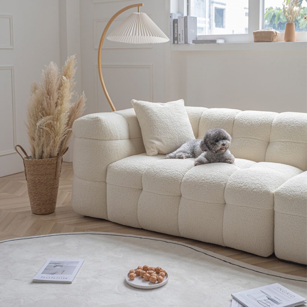 Bella 3 Seater Bouclé Sofa