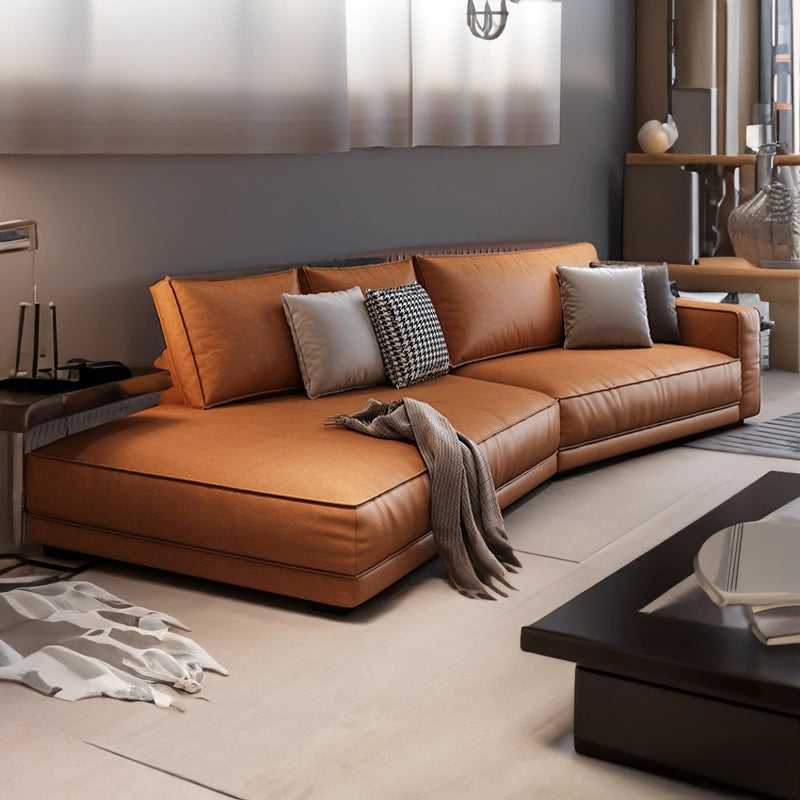 Harmon 4 Seater Italian Leather Sofa