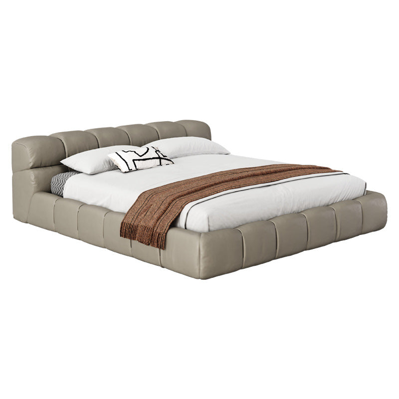 Moyer King Size Leatherette Bed Frame