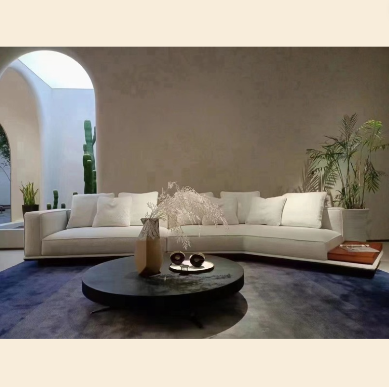 Sandoval 4 Seater Leather L-Shape Sofa