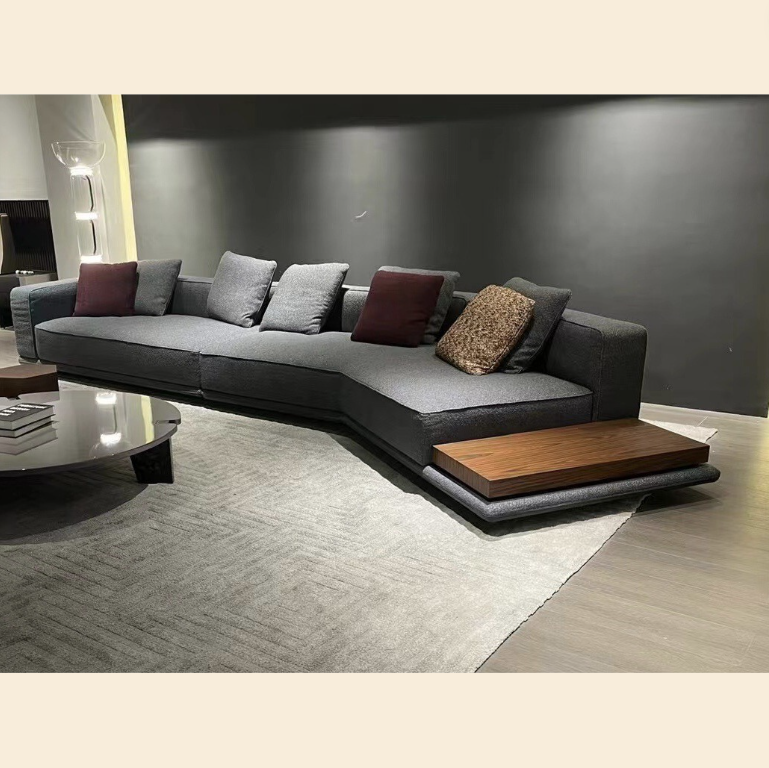 Sandoval 4 Seater Leather L-Shape Sofa