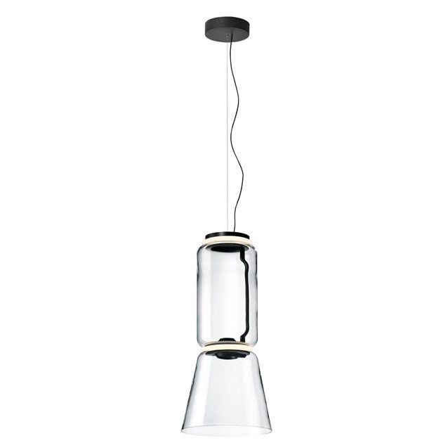 The key to his design of the extraordinary Noctambule Style Pendant Light was, “transparency and the idea of glass.