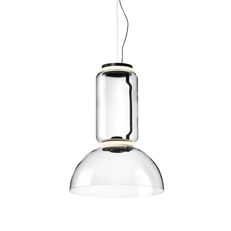 The key to his design of the extraordinary Noctambule Style Pendant Light was, “transparency and the idea of glass.