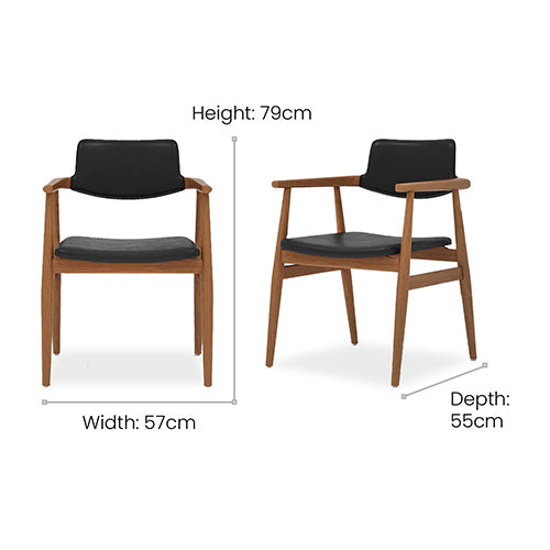 The perfect chair to host dinner guests, from appetizers to desserts.