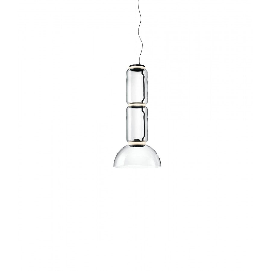 The key to his design of the extraordinary Noctambule Style Pendant Light was, â€œtransparency and the idea of glass.