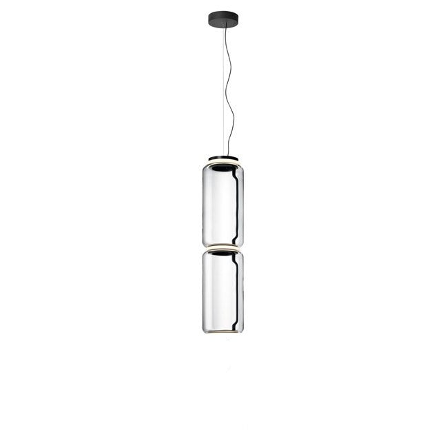The key to his design of the extraordinary Noctambule Style Pendant Light was, â€œtransparency and the idea of glass.