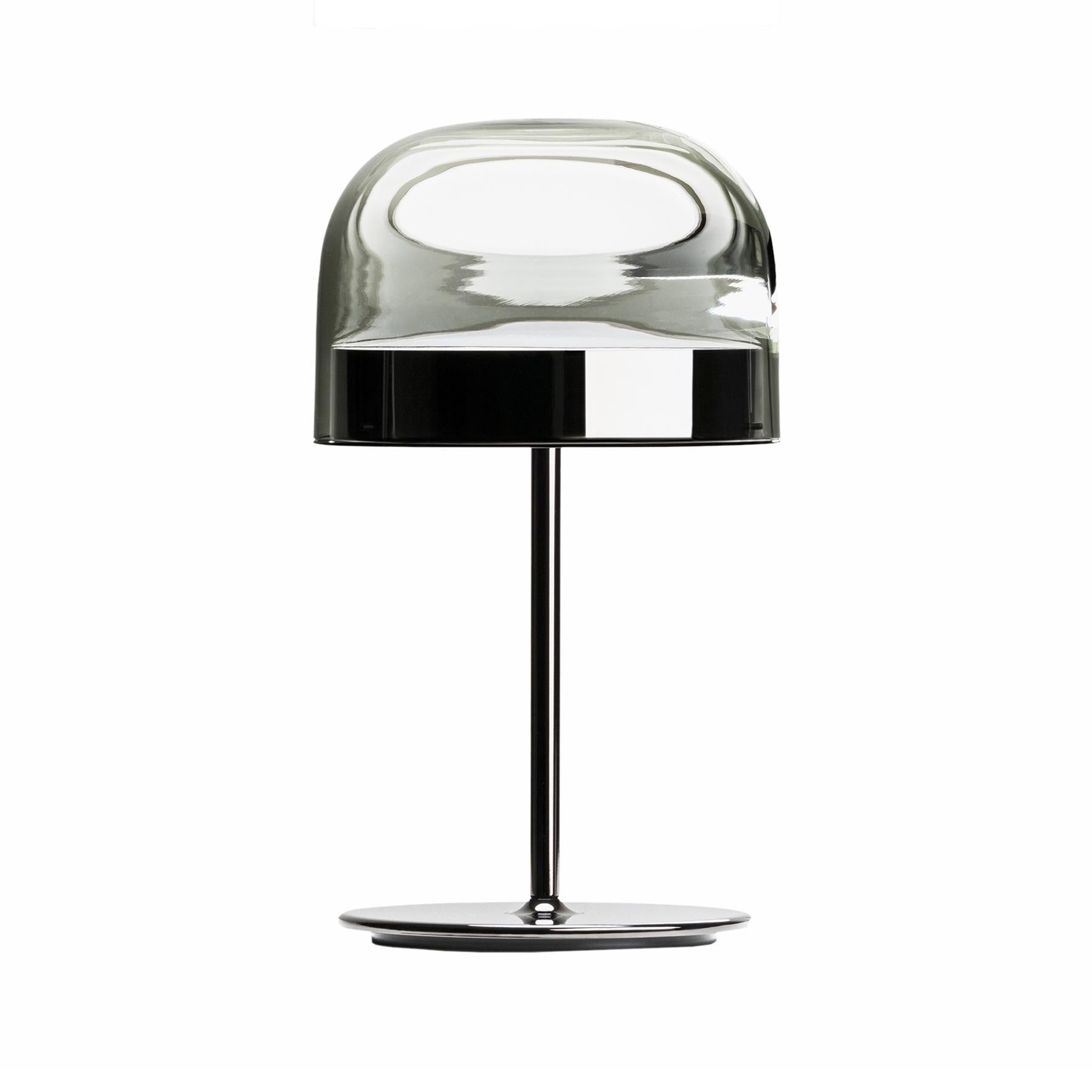 Austin is a contemporary reinterpretation of the classic lamp with a glass shade.