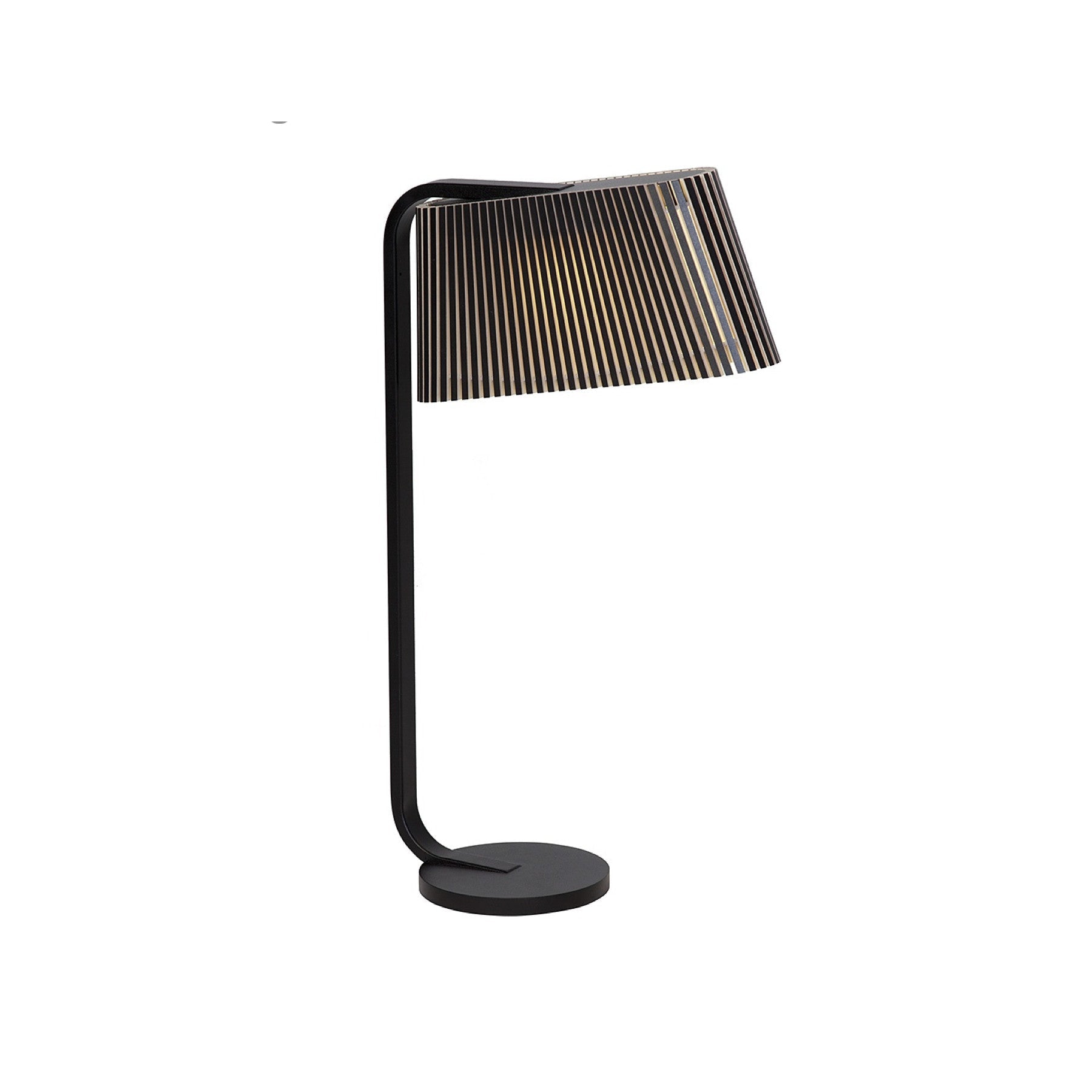 This sleek table lamp that works really well by the bed as well as on the window sill thanks to its thin frame.